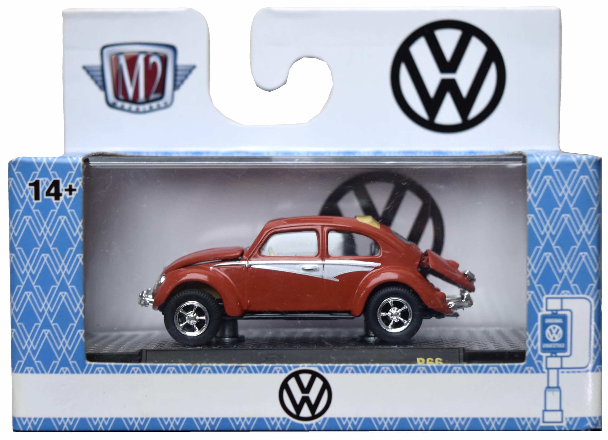 Amazon.com: M2 Machines 1953 VW Beetle Deluxe U.S.A. Model